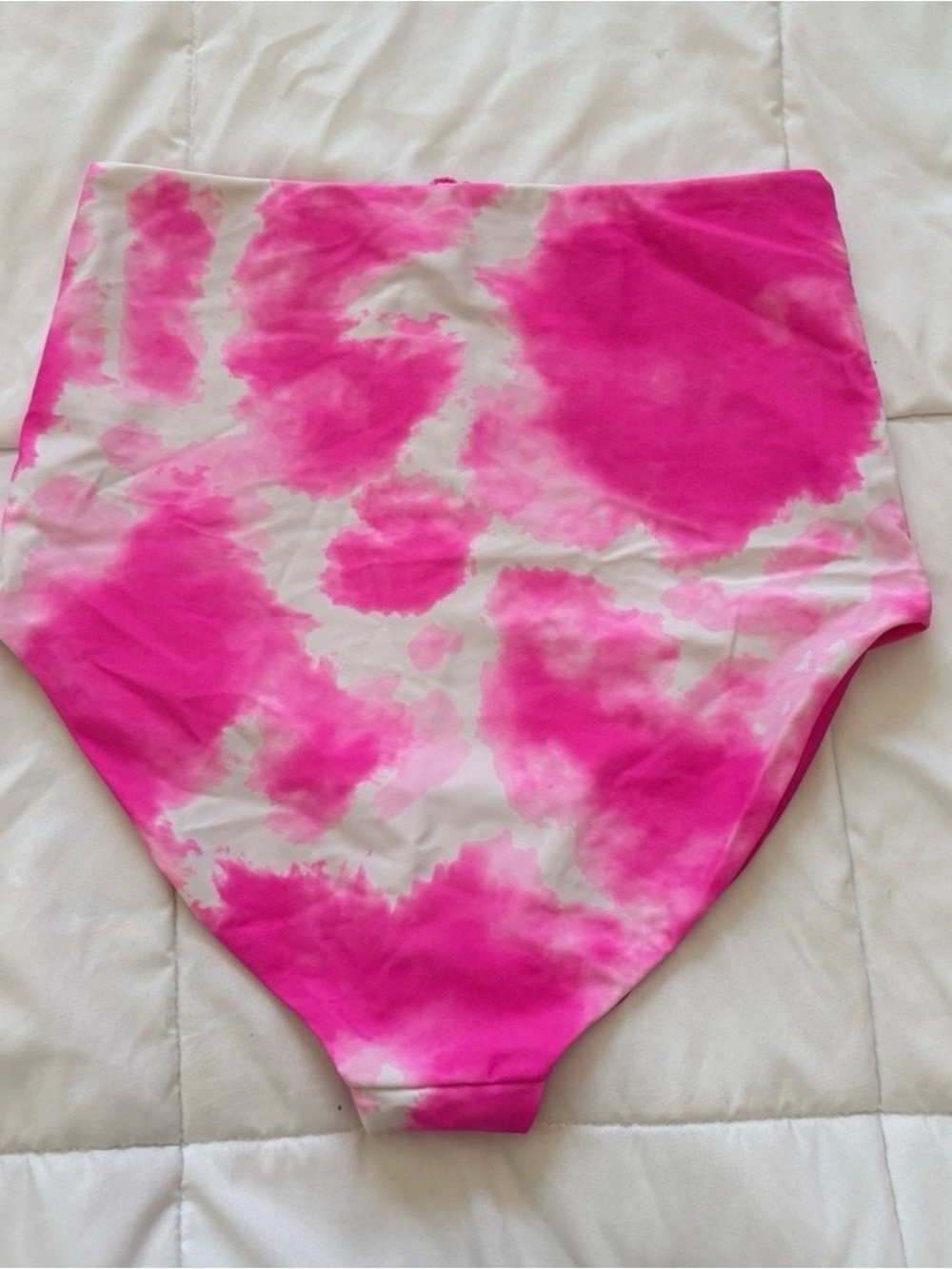 Coral Reef Swim High Waisted Reversible Bikini Bottoms - Picture 2 of 6